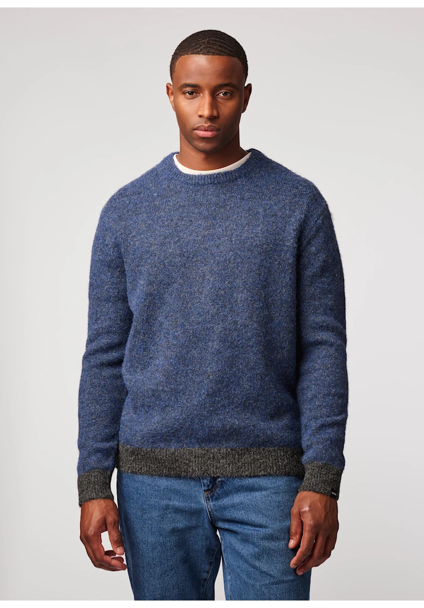 Antwrp Colorblock Knit Blauw - detail 2