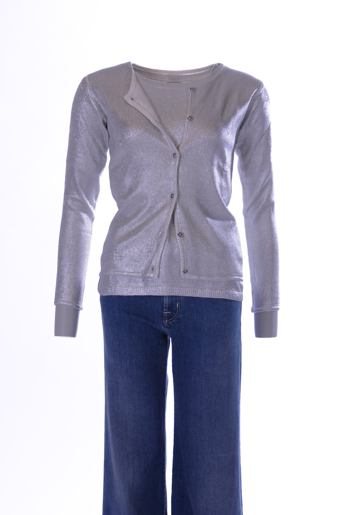 Universel - Cardigan - Zilver