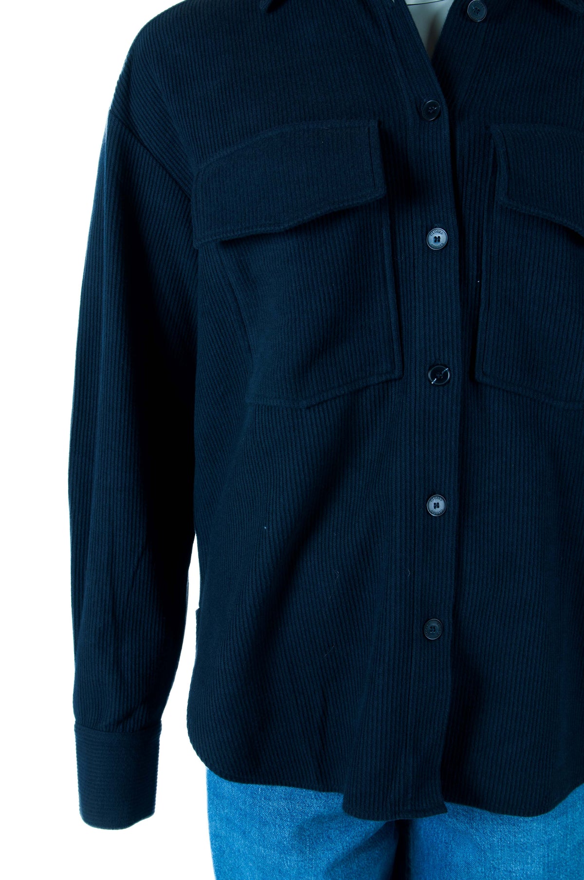 Closed blouse blauw voor dames – 2