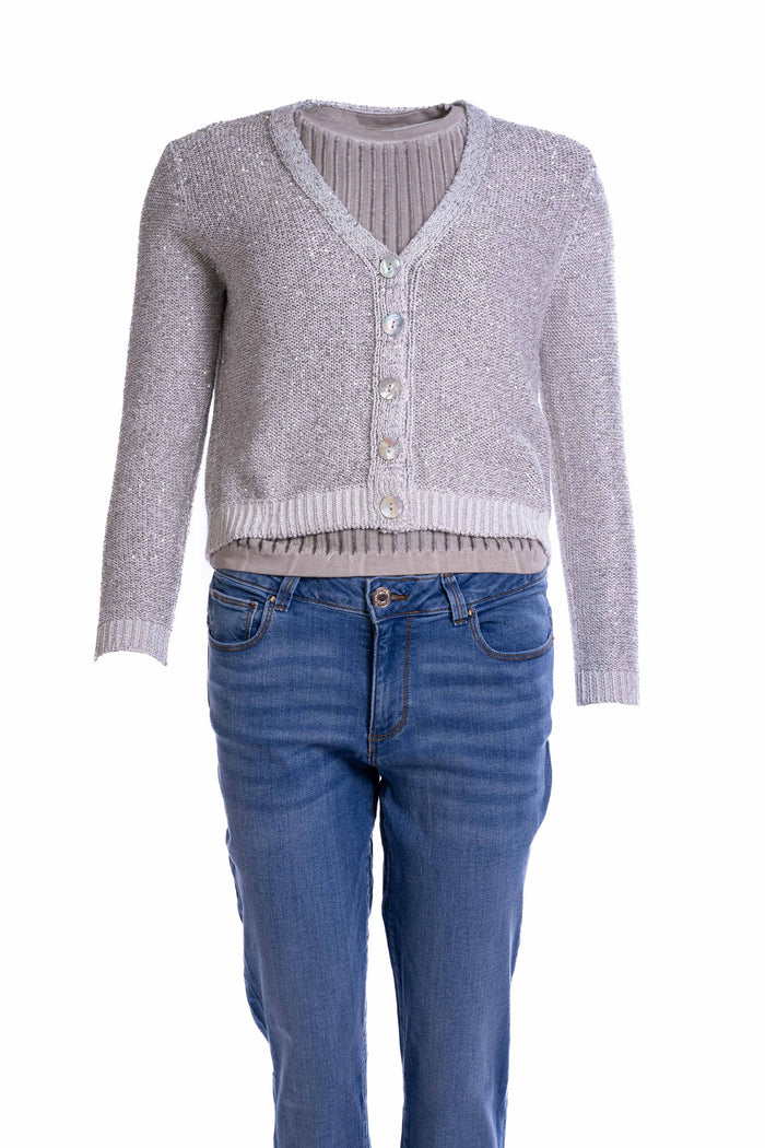 Bsb - Cardigan - Wit