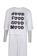 Bsb - T-shirt - Blanc(Brun)
