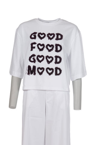 Bsb - T-Shirt - Wit(Bruin)