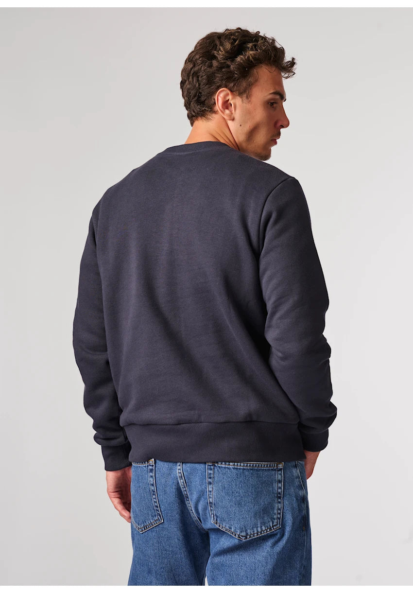 Antwrp Basic Sweat Donkerblauw - detail 3