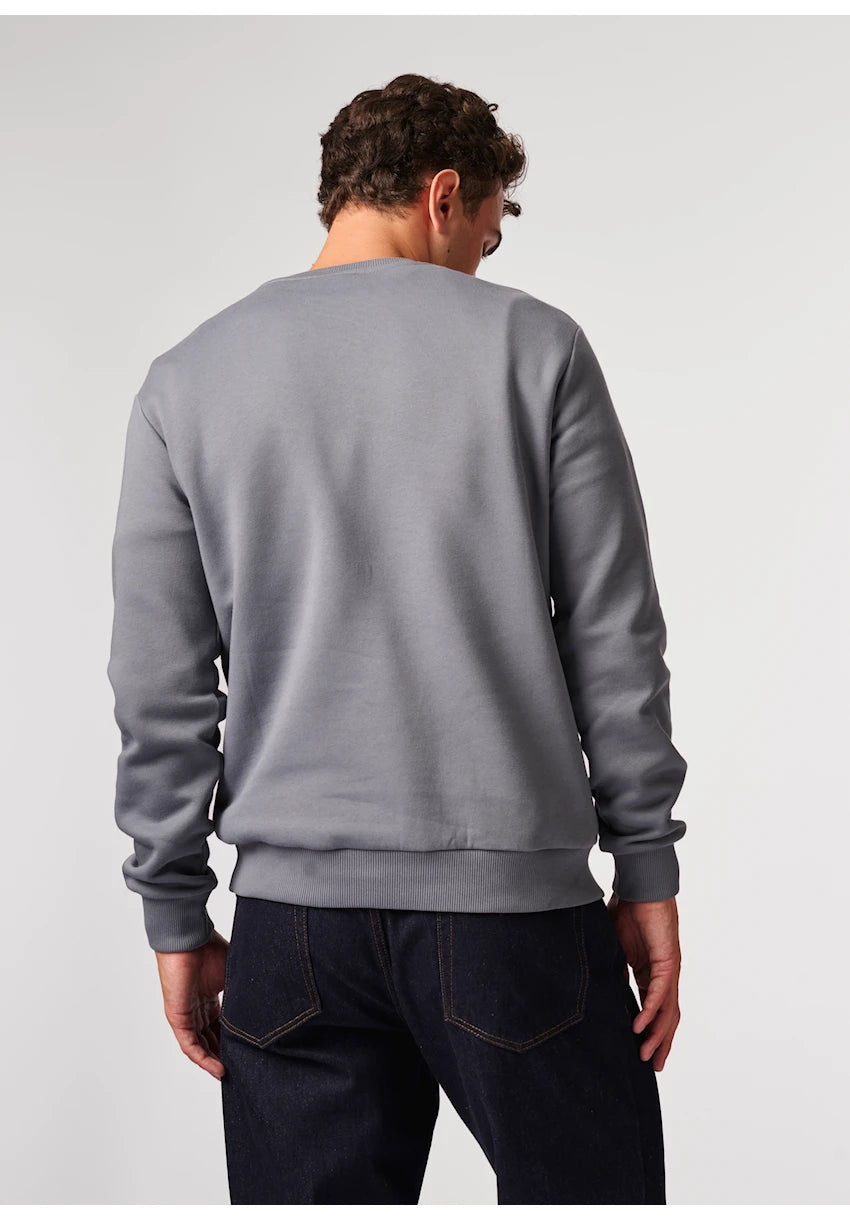 Antwrp Basic Sweat Blauwgrijs - detail 3