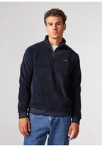 Antwrp Half Zip Fleece Donkerblauw - detail 1