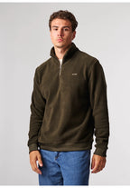 Antwrp Half Zip Fleece Donkergroen - detail 1