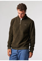 Antwrp Half Zip Fleece Donkergroen - detail 2