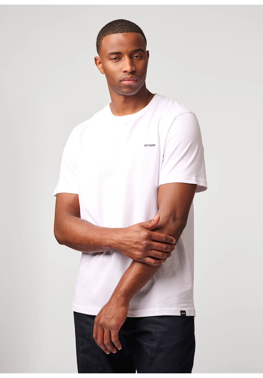 Antwrp basic t-shirt wit - achterkant