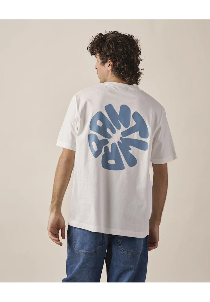 Antwrp Circle Backprint T-shirt ecru/off-white - voorkant