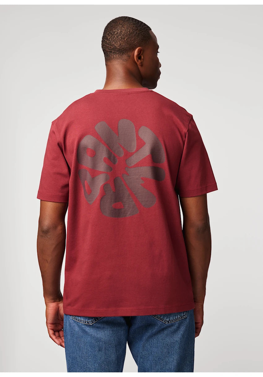 Antwrp Circle Backprint T-Shirt Rood - detail 1