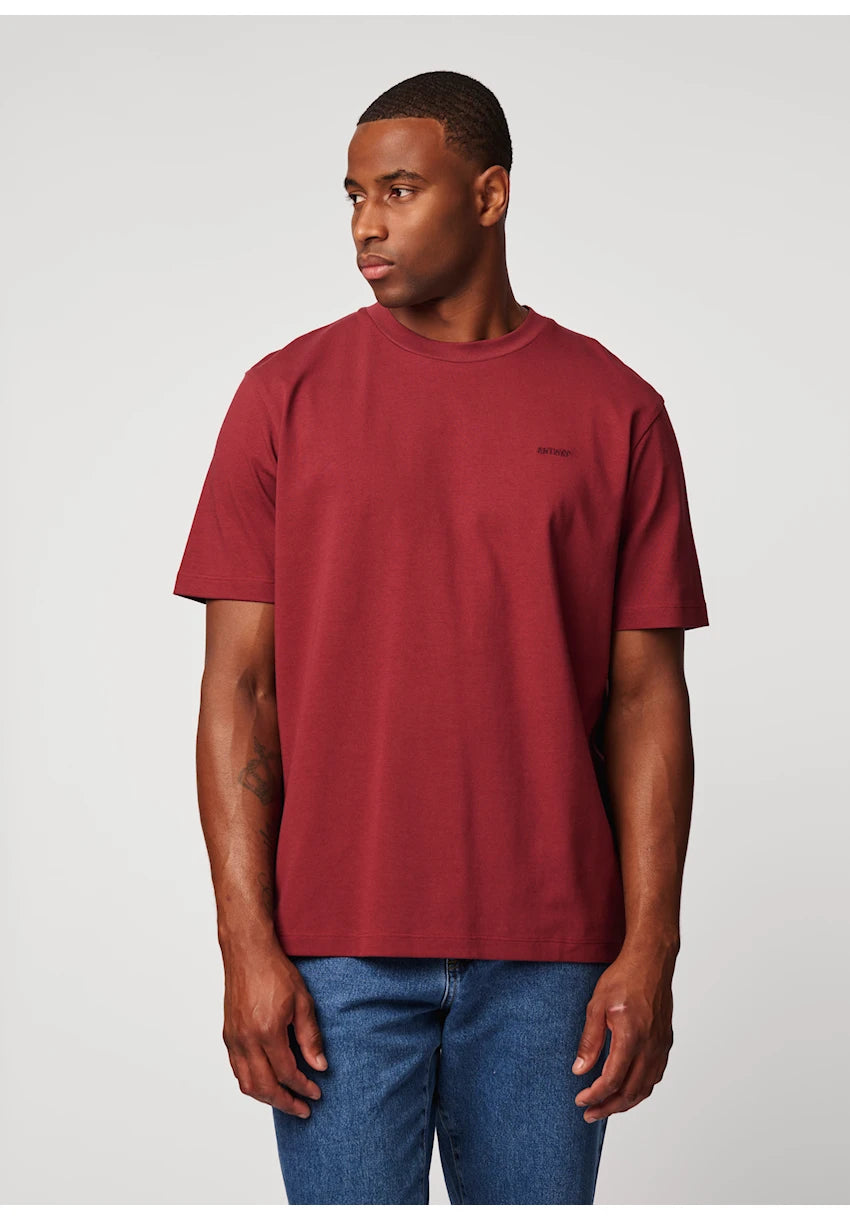 Antwrp Circle Backprint T-Shirt Rood - detail 3