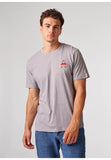 Antwrp Boxing Pigeon Logo T-Shirt Lichtgrijs - detail 1