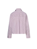 Beaumont - Blouse - Wit Bordeaux Streep