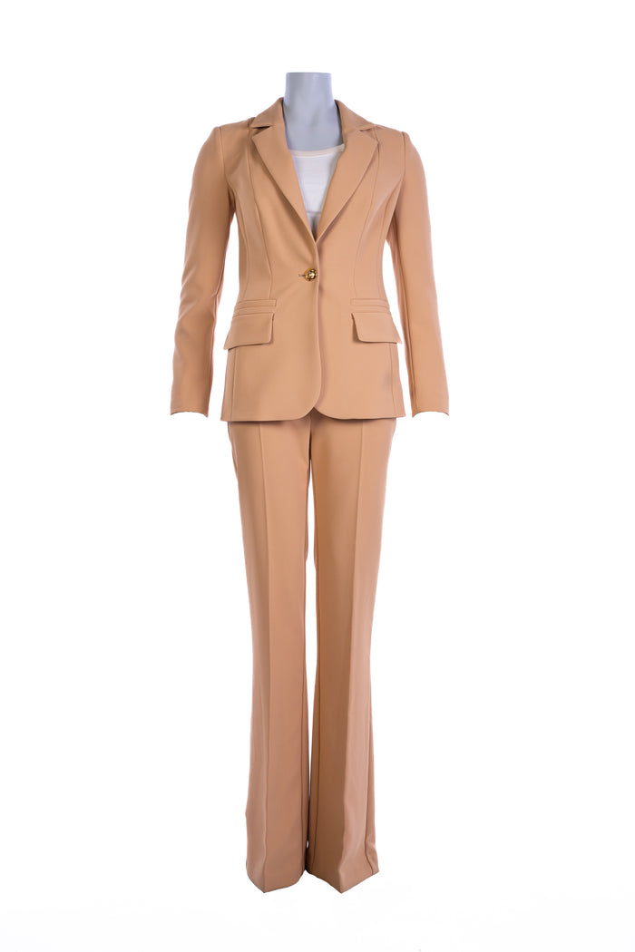 Elisabetta Franchi - Broekpak - Camel