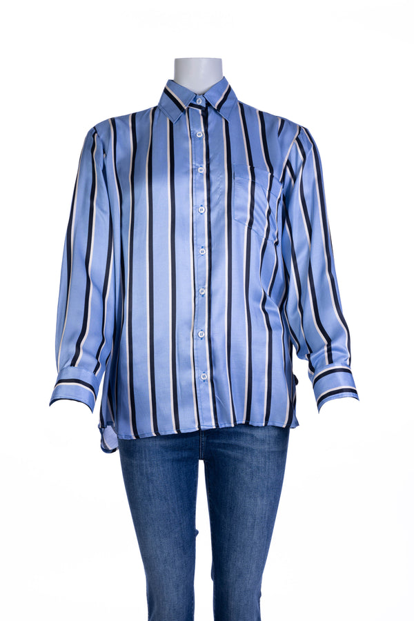 45739 blouse blauw voor dames