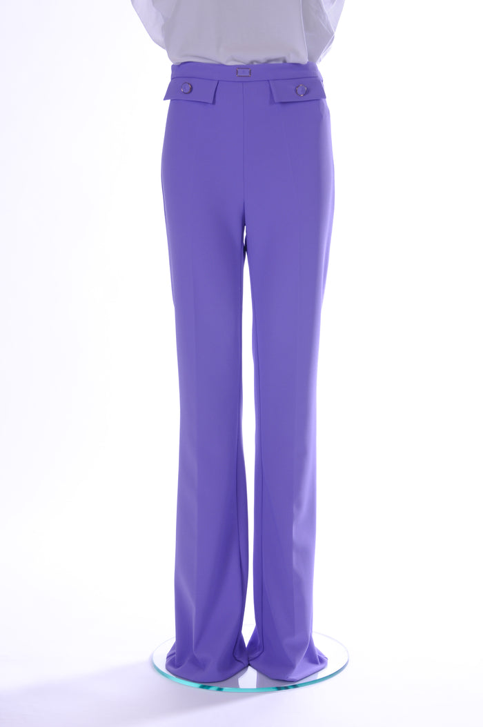 Elisabetta Franchi - Broek - Paars