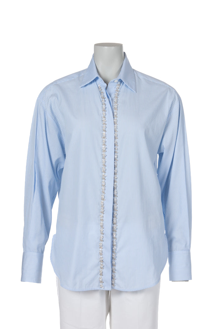 Ermanno Scervino - Blouse - Lichtblauw