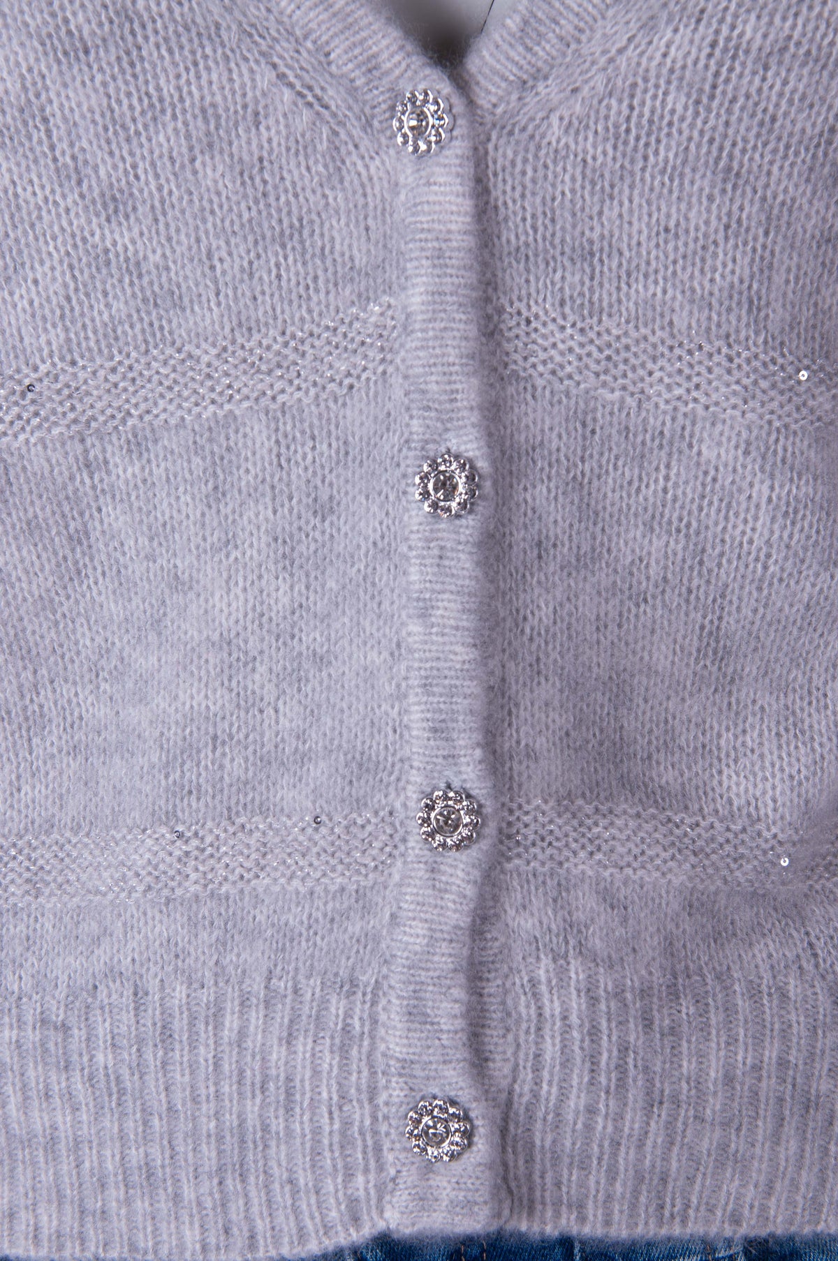 Princess cardigan lichtgrijs voor dames – 2