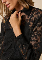 La Fée Maraboutée blouse zwart Pepa