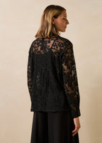 La Fée Maraboutée blouse zwart Pepa