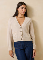 La Fée Maraboutée cardigan ecru Gemana