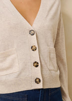 La Fée Maraboutée cardigan ecru Gemana