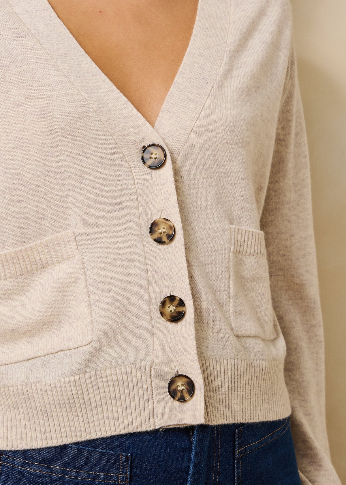 La Fée Maraboutée cardigan ecru Gemana