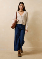 La Fée Maraboutée cardigan ecru Gemana