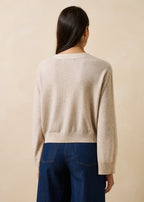 La Fée Maraboutée cardigan ecru Gemana