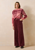 La Fée Maraboutée broek bordeaux Globus