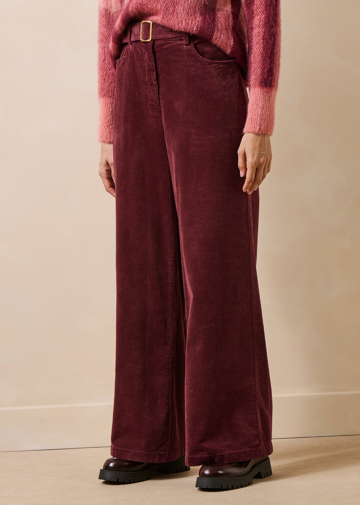 La Fée Maraboutée broek bordeaux Globus