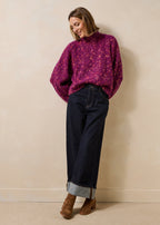 La Fée Maraboutée trui fuchsia Grigio