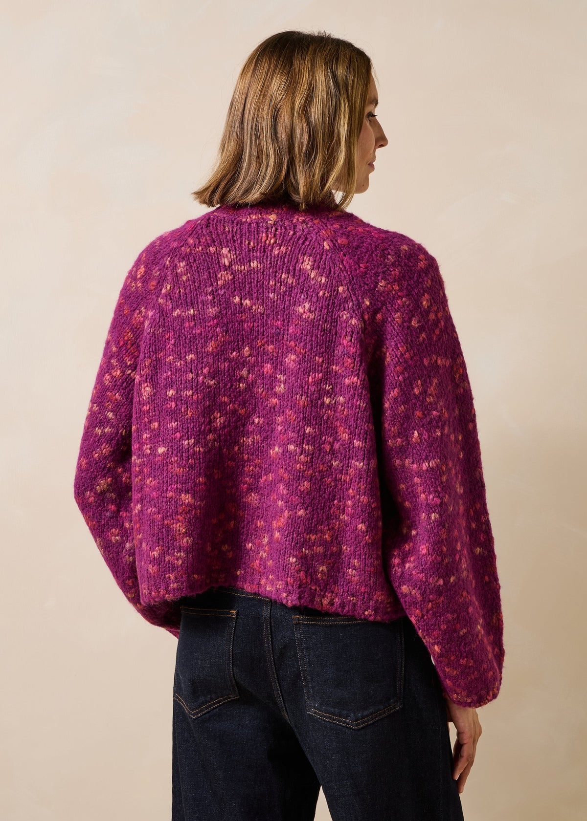 La Fée Maraboutée trui fuchsia Grigio