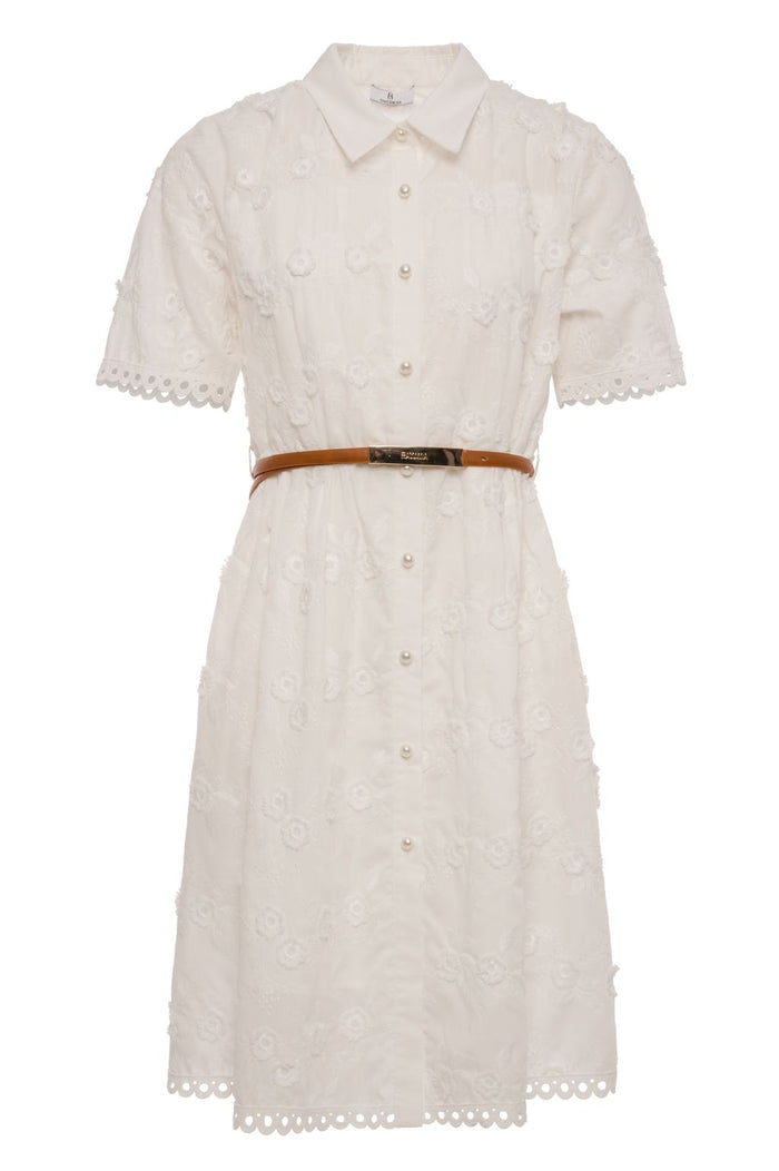 Fracomina - Jurk - Wit