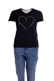 Fracomina - T-Shirt - Zwart