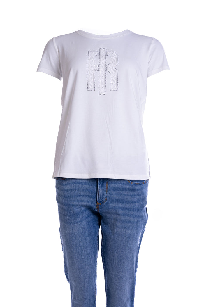 Fracomina - T-Shirt - Ecru