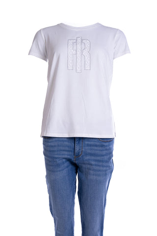 Fracomina - T-Shirt - Ecru