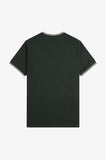 Fred Perry - T-Shirt - Donkergroen