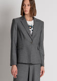 Fracomina FRA26H010 Blazer Grijs - zijkant