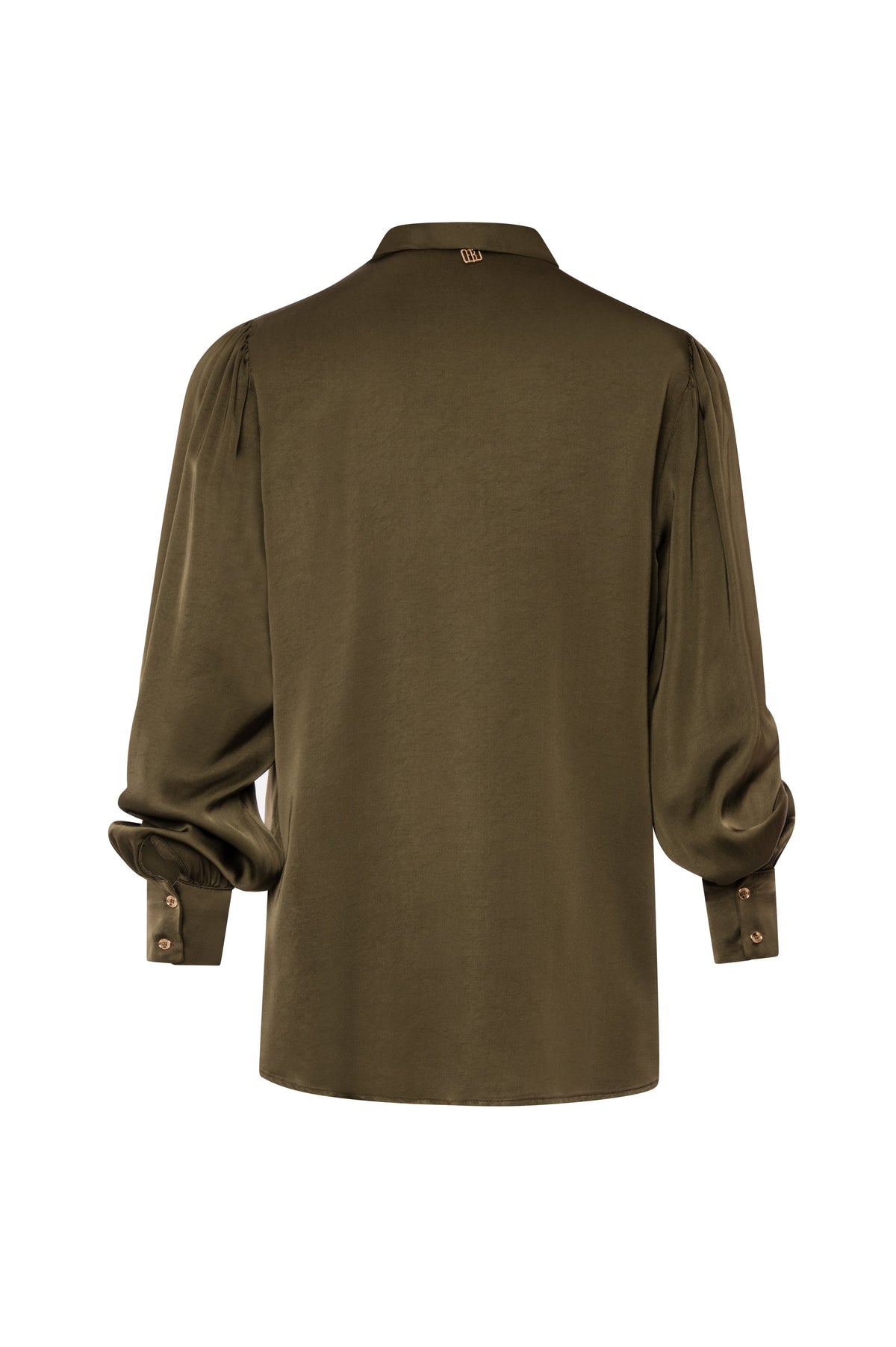 Fracomina FRA26H015 Blouse Groen - detail