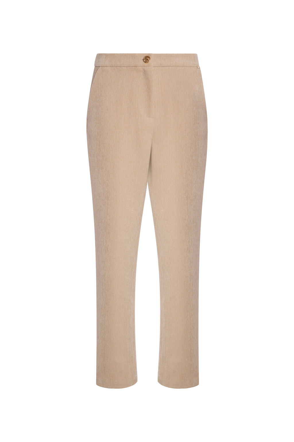 Fracomina broek beige - voorkant