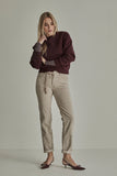 Para Mi - Broek - Beige - PRM26W002 - Bobby Vintage Corduroy Ivory Grey