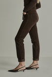 Para Mi - Broek - Bruin - PRM26W003 - Bobby Vintage Corduroy Deep Brown
