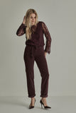 Para Mi - Broek - Bordeaux - PRM26W004 - Bobby Vintage Corduroy Burgundy Red