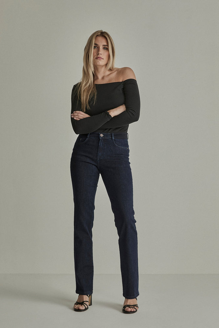 Para Mi - Jeans - Donkerblauw - PRM26W013 - Angie Elastic Para Mi Jeans Pure Indigo