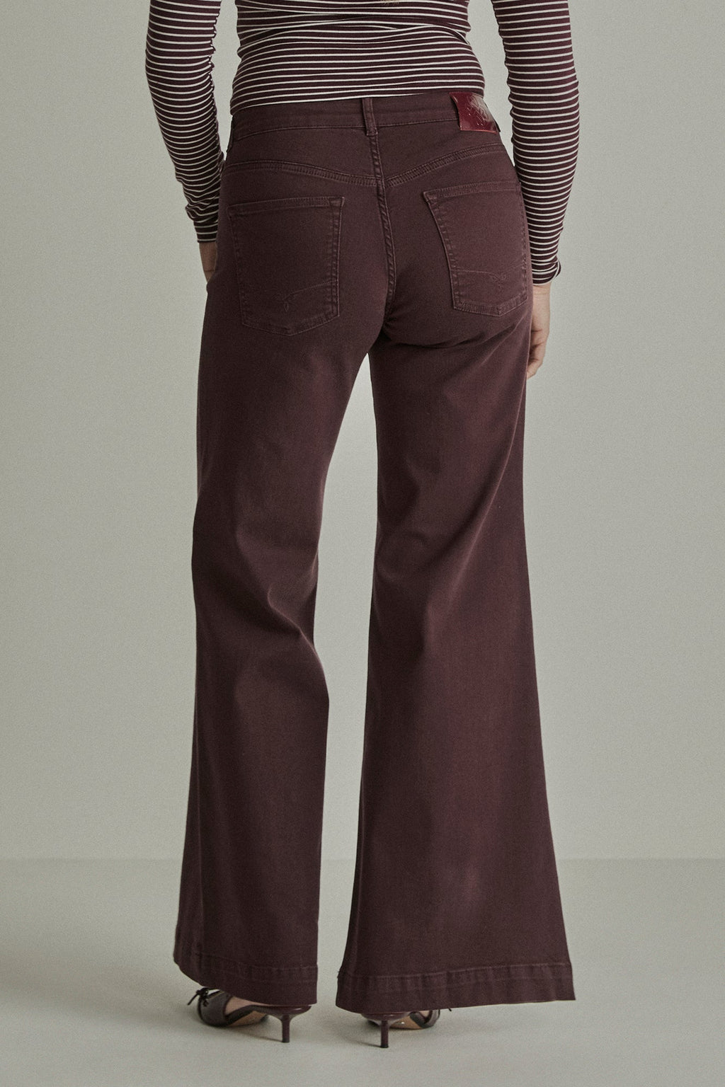 Para Mi - Broek - Bordeaux - PRM26W020 - Sharon Pocket Wonder Comfort Burgundy Red