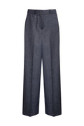 Fracomina palazzobroek blauw - voorkant