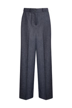 Fracomina palazzobroek blauw - voorkant