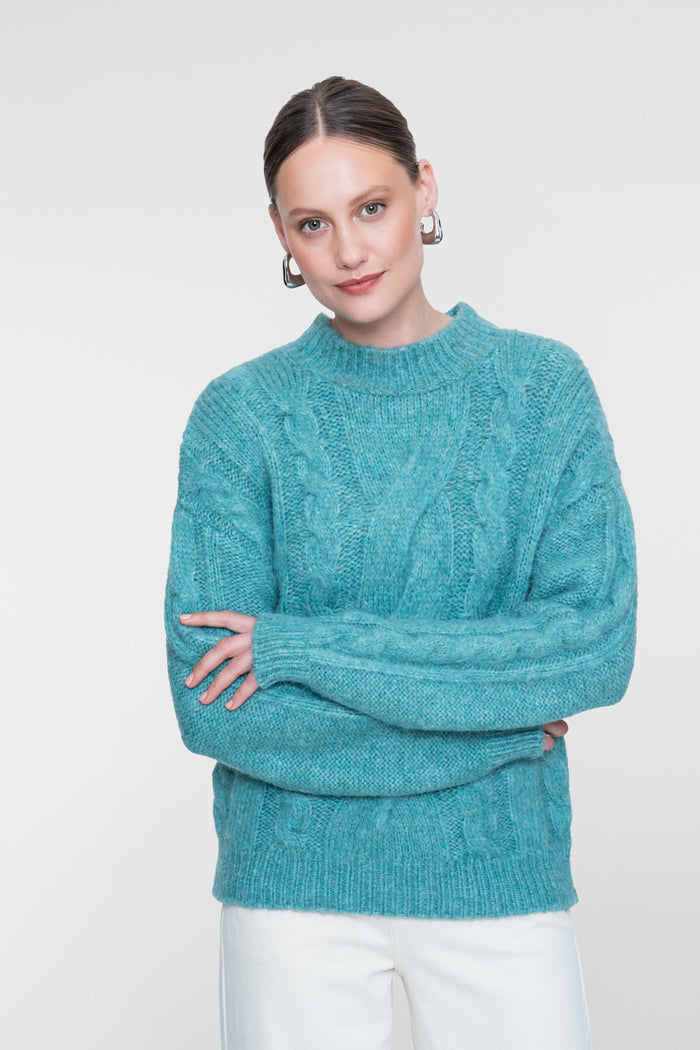 Geisha - Trui - Turquoise