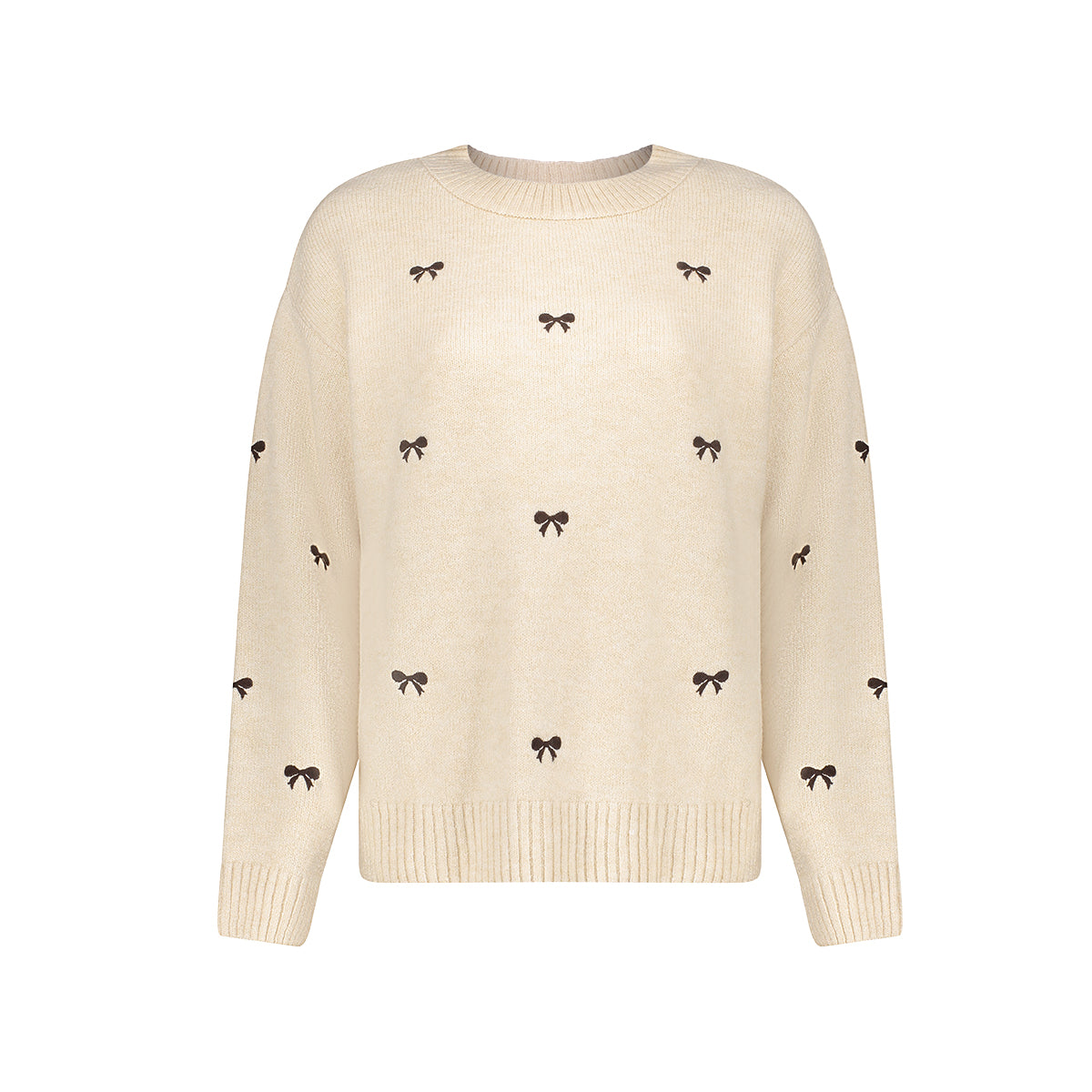 Geisha pull beige pour femme
